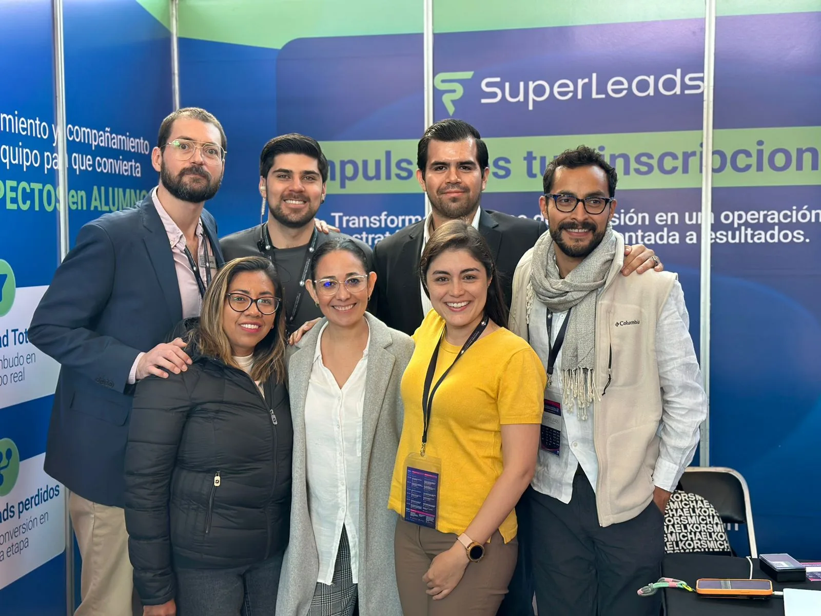 El equipo de SuperLeads reunido