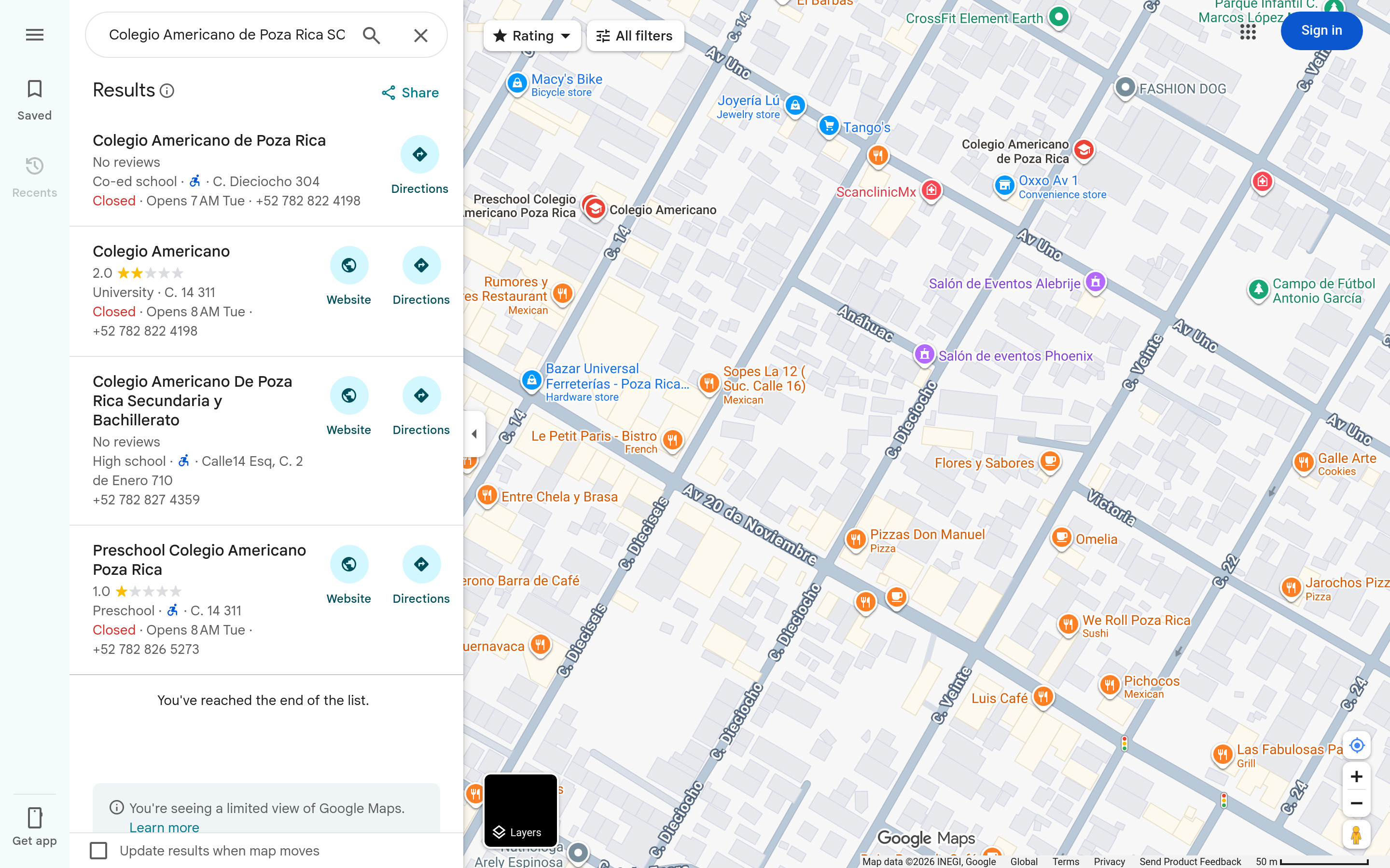Capturado automáticamente de https://www.google.com/maps/search/?api=1&query=Colegio%20Americano%20de%20Poza%20Rica%20SC%20Poza%20Rica