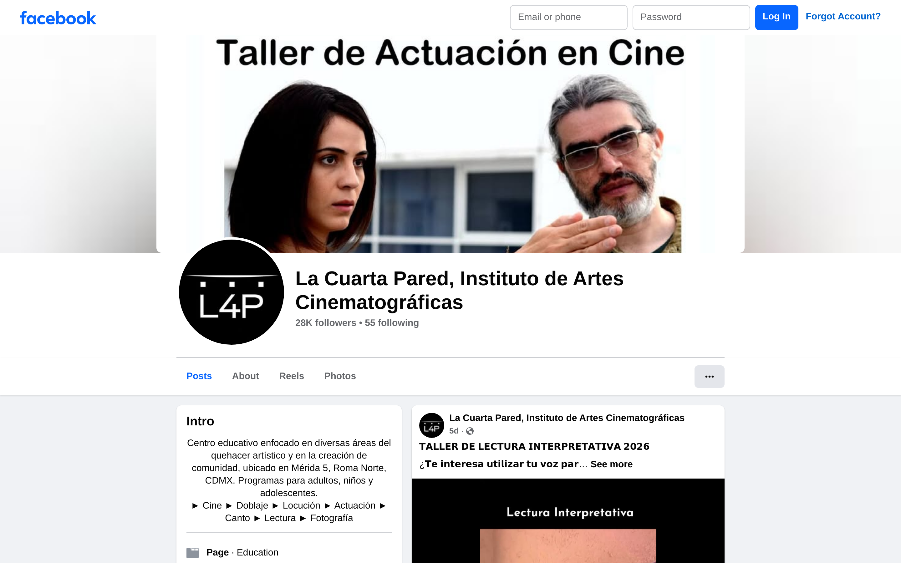 Capturado automáticamente de https://www.facebook.com/L4PCine/