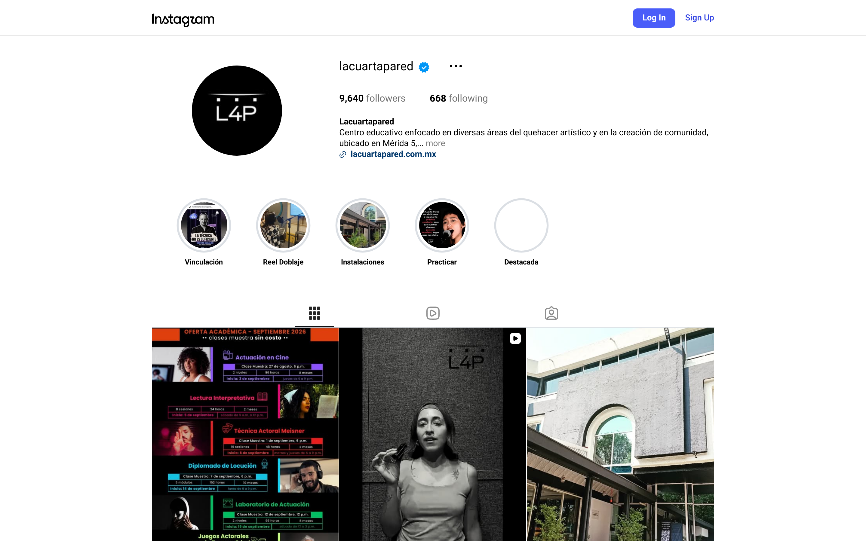 Capturado automáticamente de https://www.instagram.com/lacuartapared