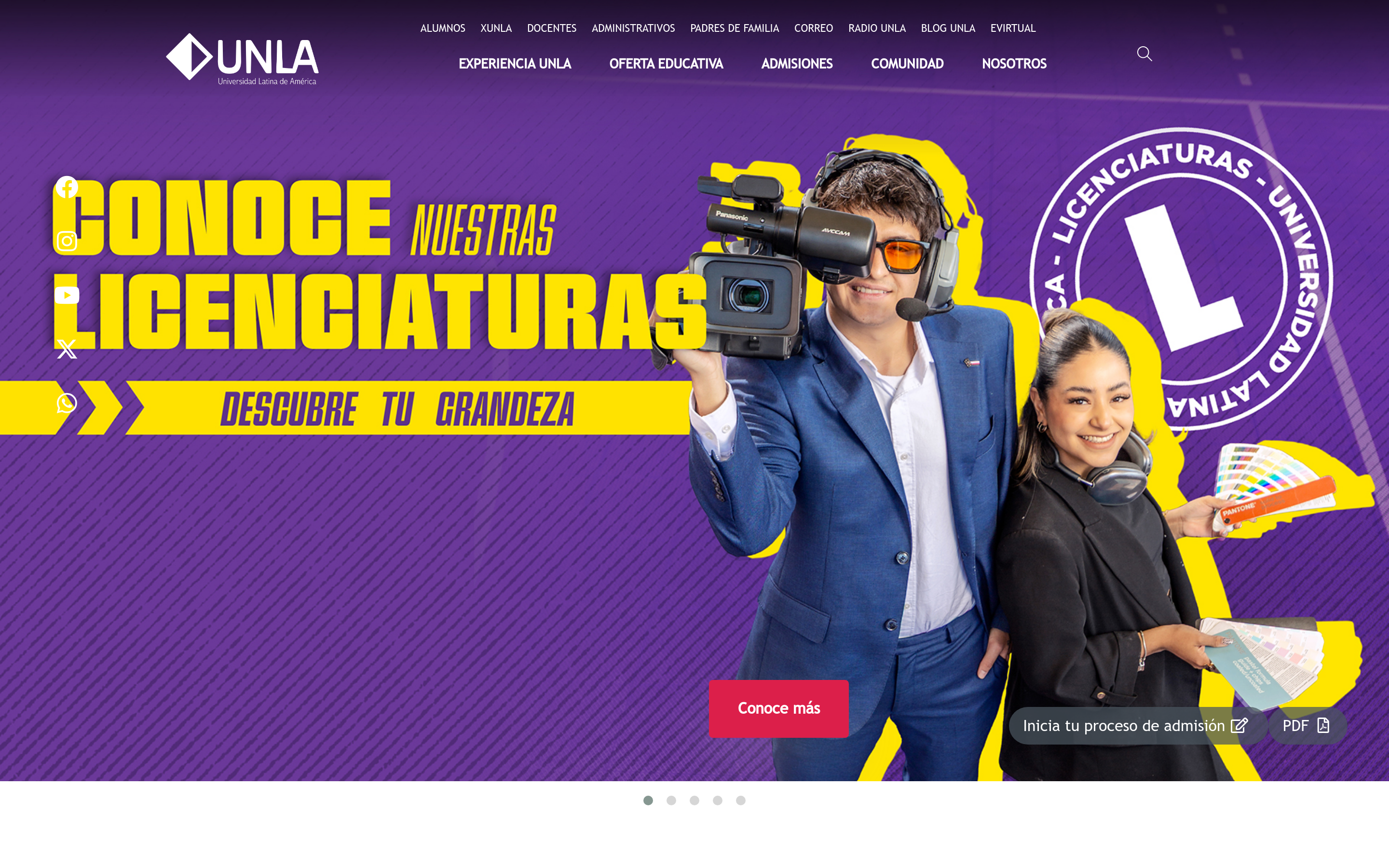 Capturado automáticamente de https://www.unla.mx