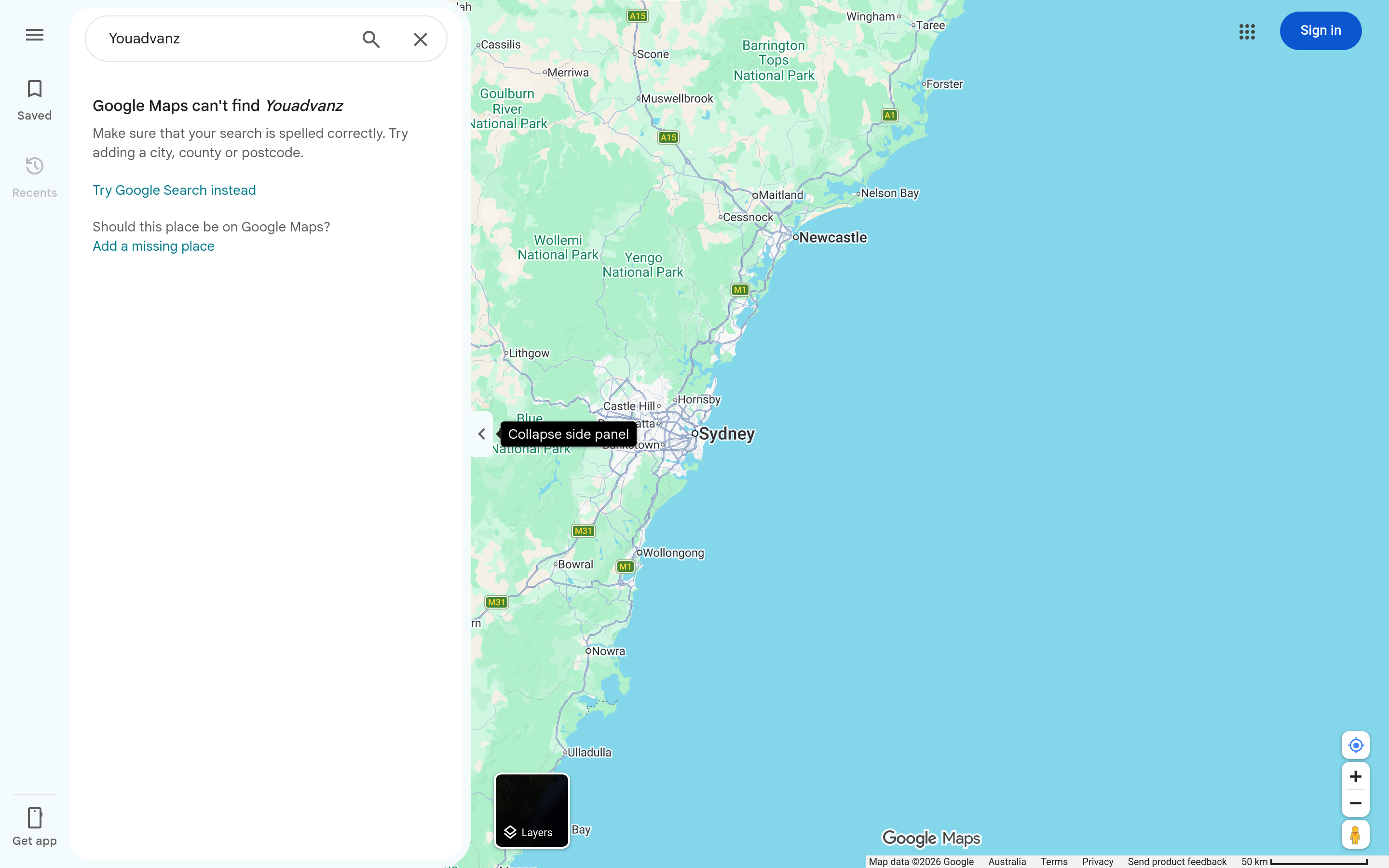 Capturado automáticamente de https://www.google.com/maps/search/?api=1&query=Youadvanz