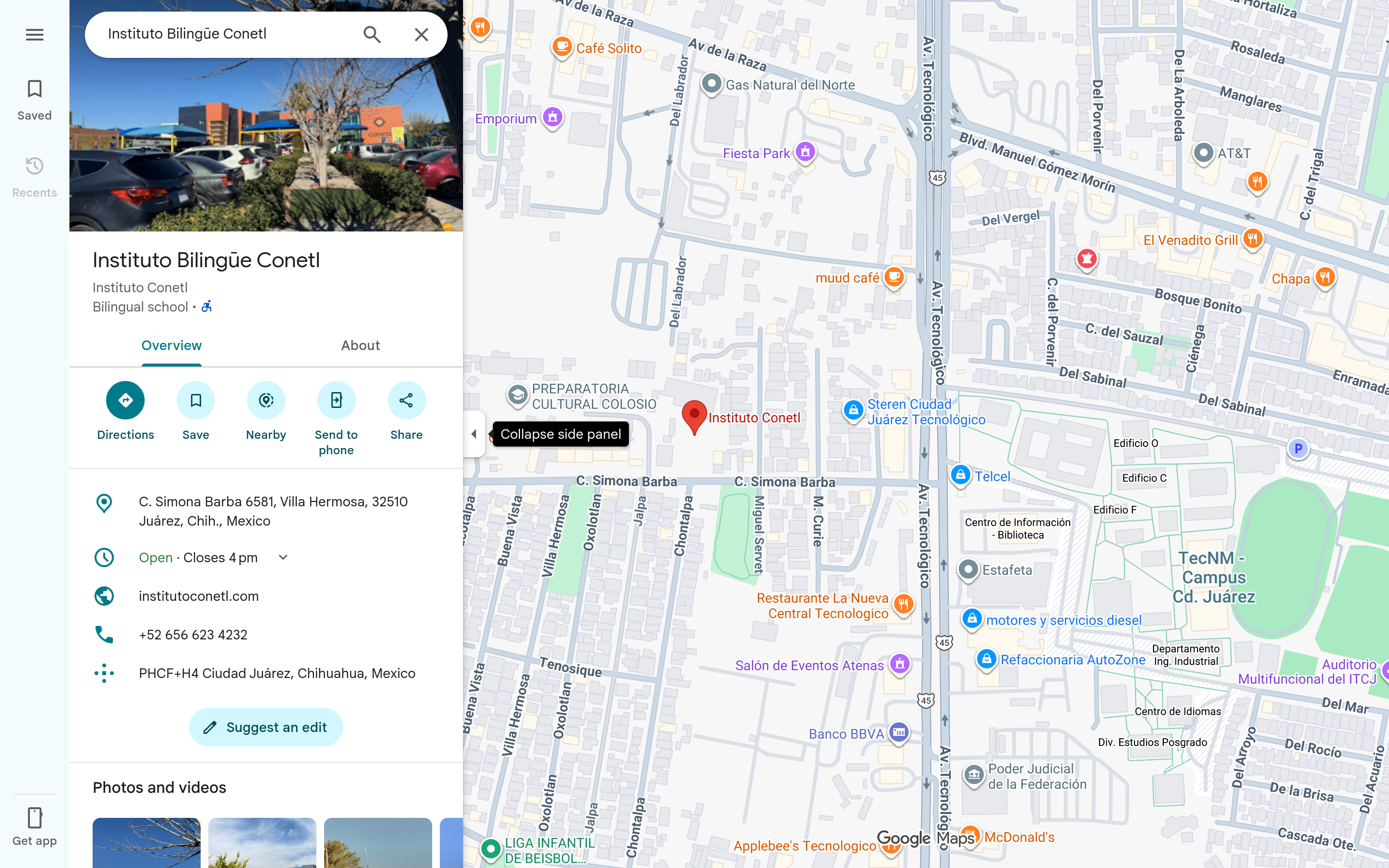 Capturado automáticamente de https://maps.google.com/?cid=17283519729162412739&g_mp=Cidnb29nbGUubWFwcy5wbGFjZXMudjEuUGxhY2VzLlNlYXJjaFRleHQQAhgEIAA